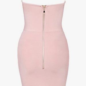 Pink Bodycon Mermaid halter dress